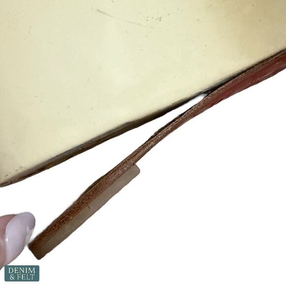 Christian Louboutin Beige Patent Espadrille Wedge Sandals Red Sole Size 39 - Picture 12 of 13